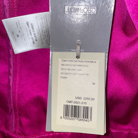 Pink Tom Ford jacket DOUBLE DUCHESSE - Picture 5 of 6